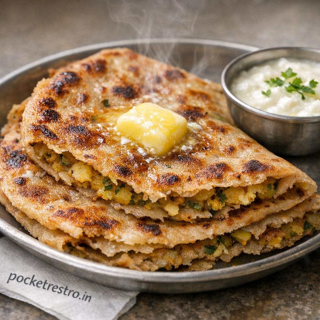 Egg Paratha Aloo Egg Paratha
