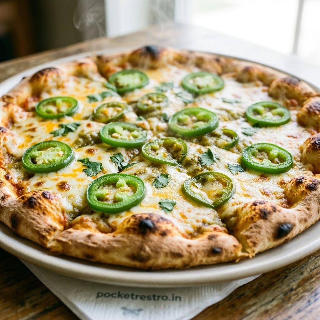 Simply Veg Pizza Green Mexican Cheese Pizza