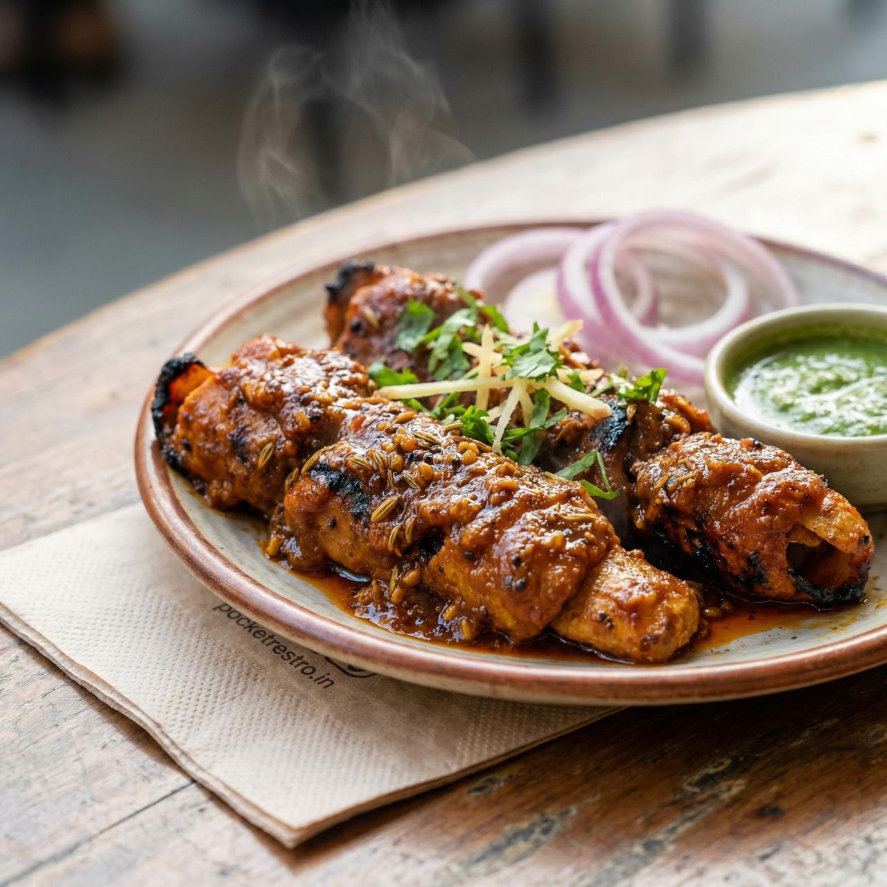 Veg Starters Achari Chaap (Half)