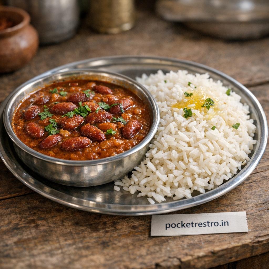 Rice Meals Rajma Chawal (Half)
