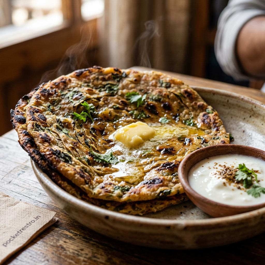Classic Paratha Methi Paratha