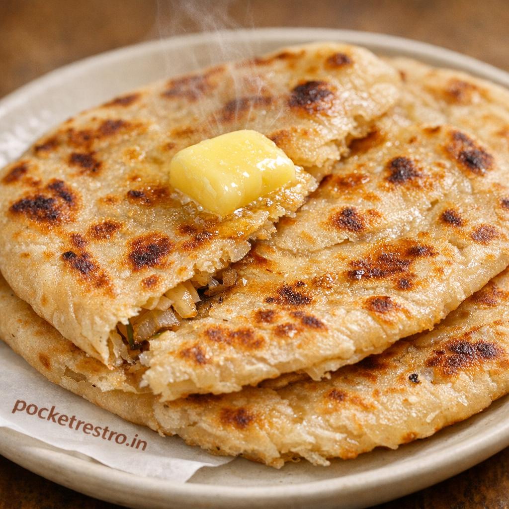 Classic Paratha Pyaaz Paratha