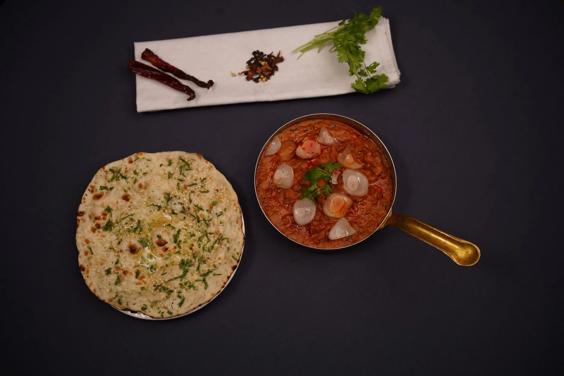 Authentic Awadhi Murgh Musallam with Saffron Naan