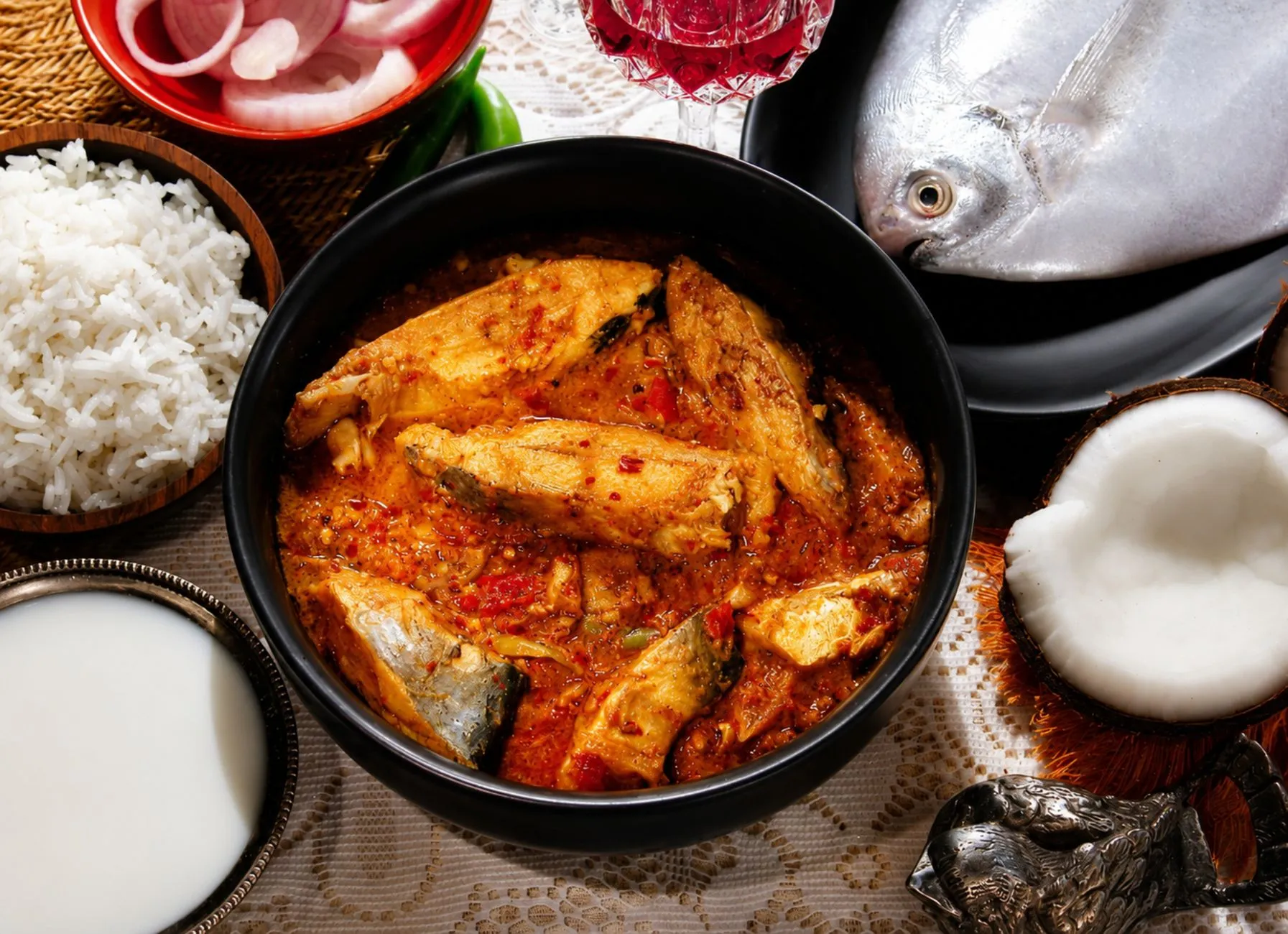 Puducherry Coconut Fish Curry