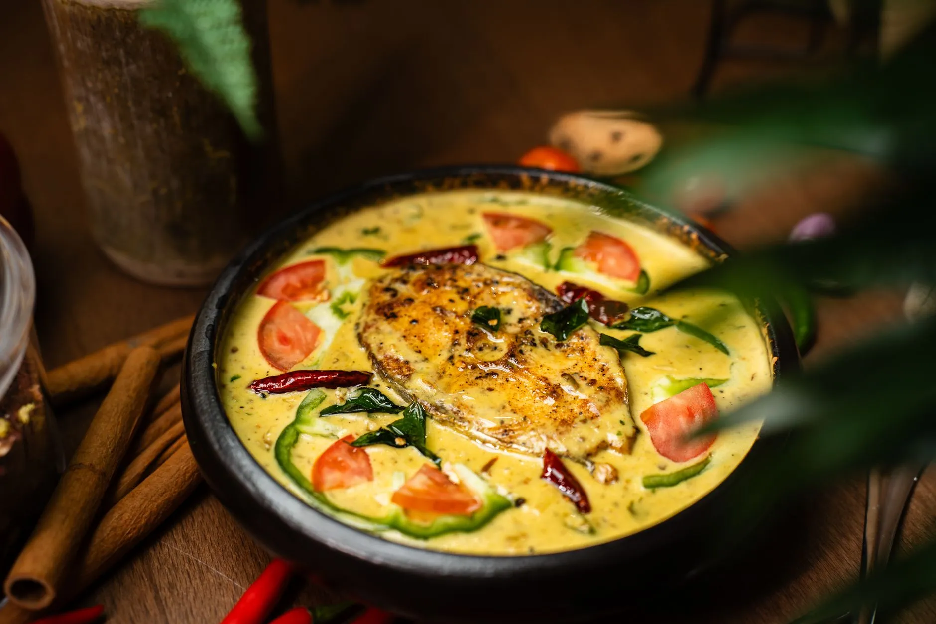 Authentic Malvani Fish Curry with Warm Sol Kadhi