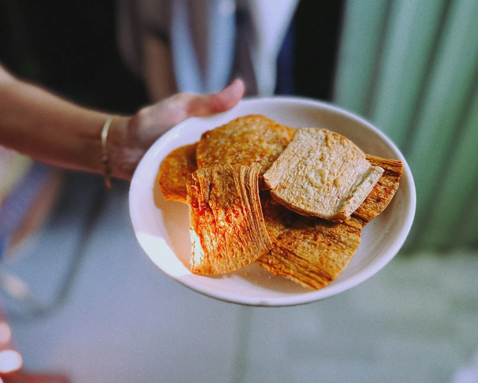 Authentic Mangalorean Kori Rotti with Warm Crispy Rice Wafers