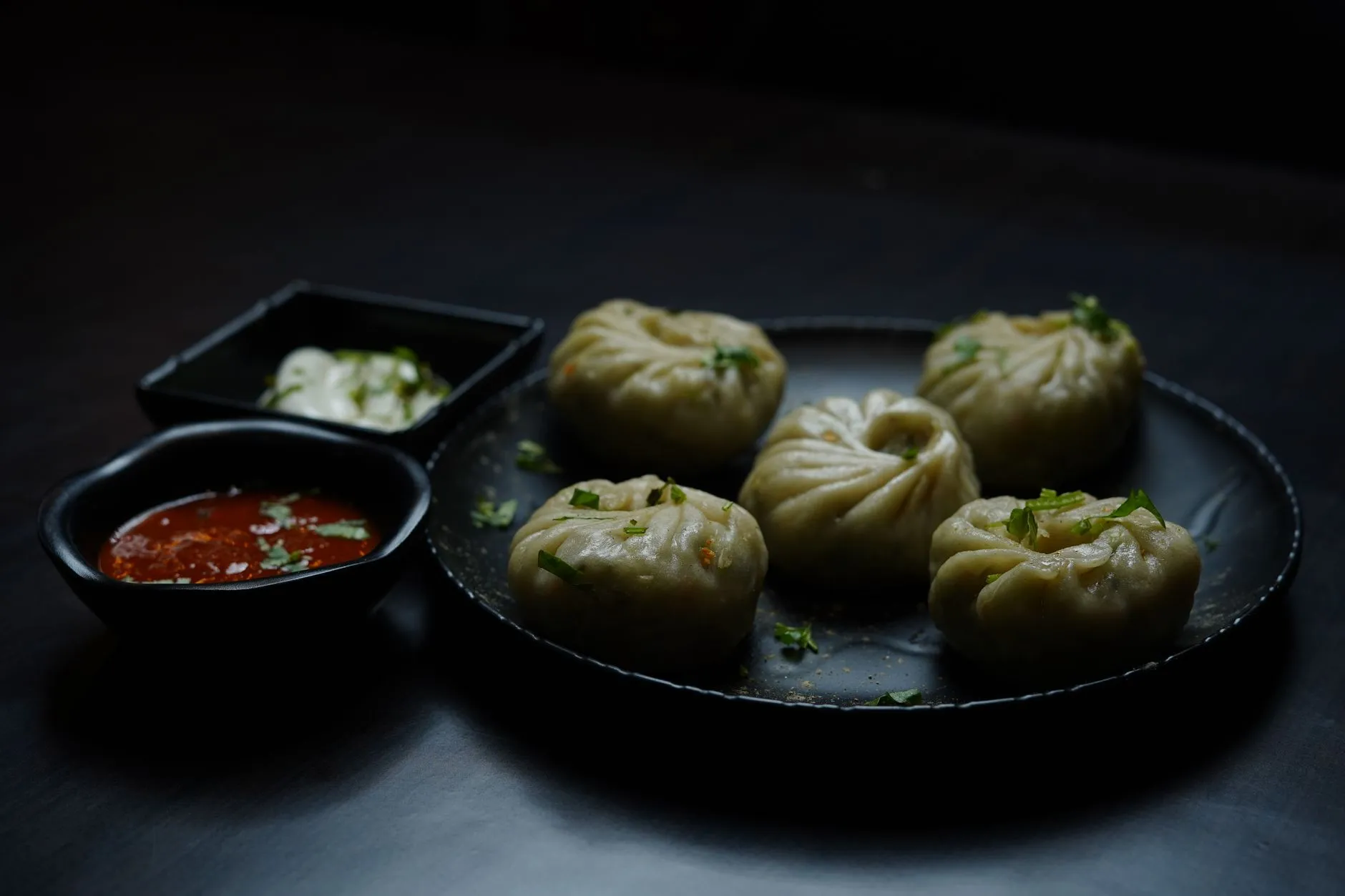Authentic Sikkimese Thukpa with Warm Steamed Momos