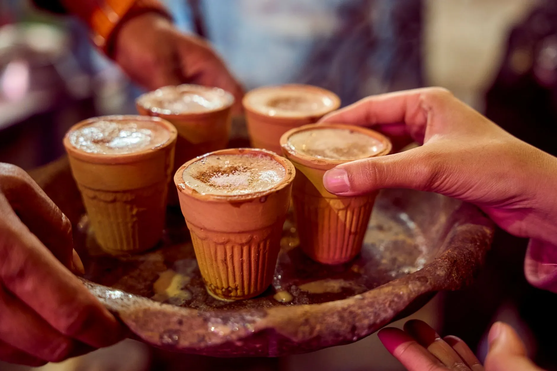 Authentic Gujarati Patra with Warm Masala Chai