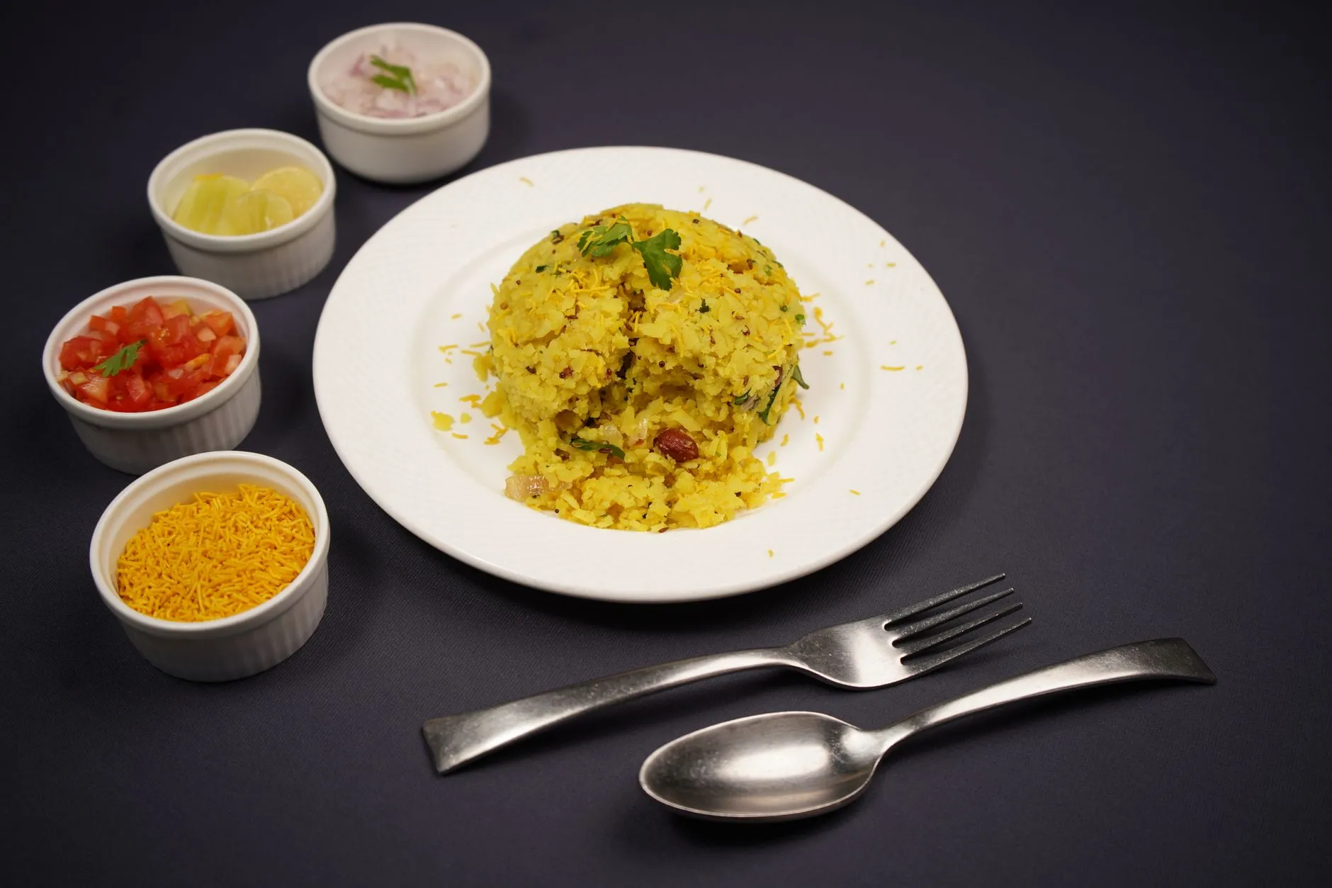 Bihari Tilauri Chutney Poha with Sev