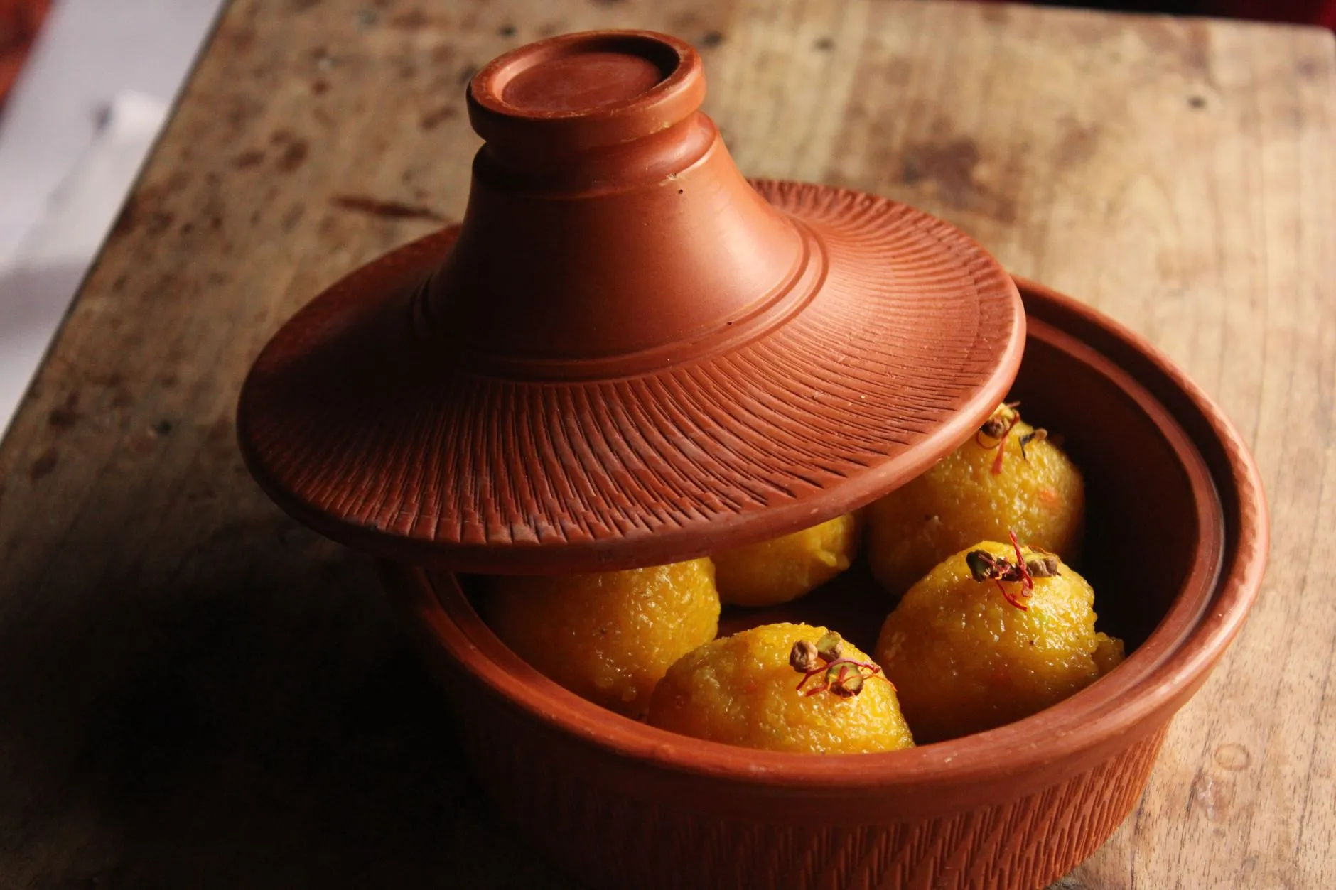 Authentic Haryanvi Churma Ladoo with Warm Desi Ghee