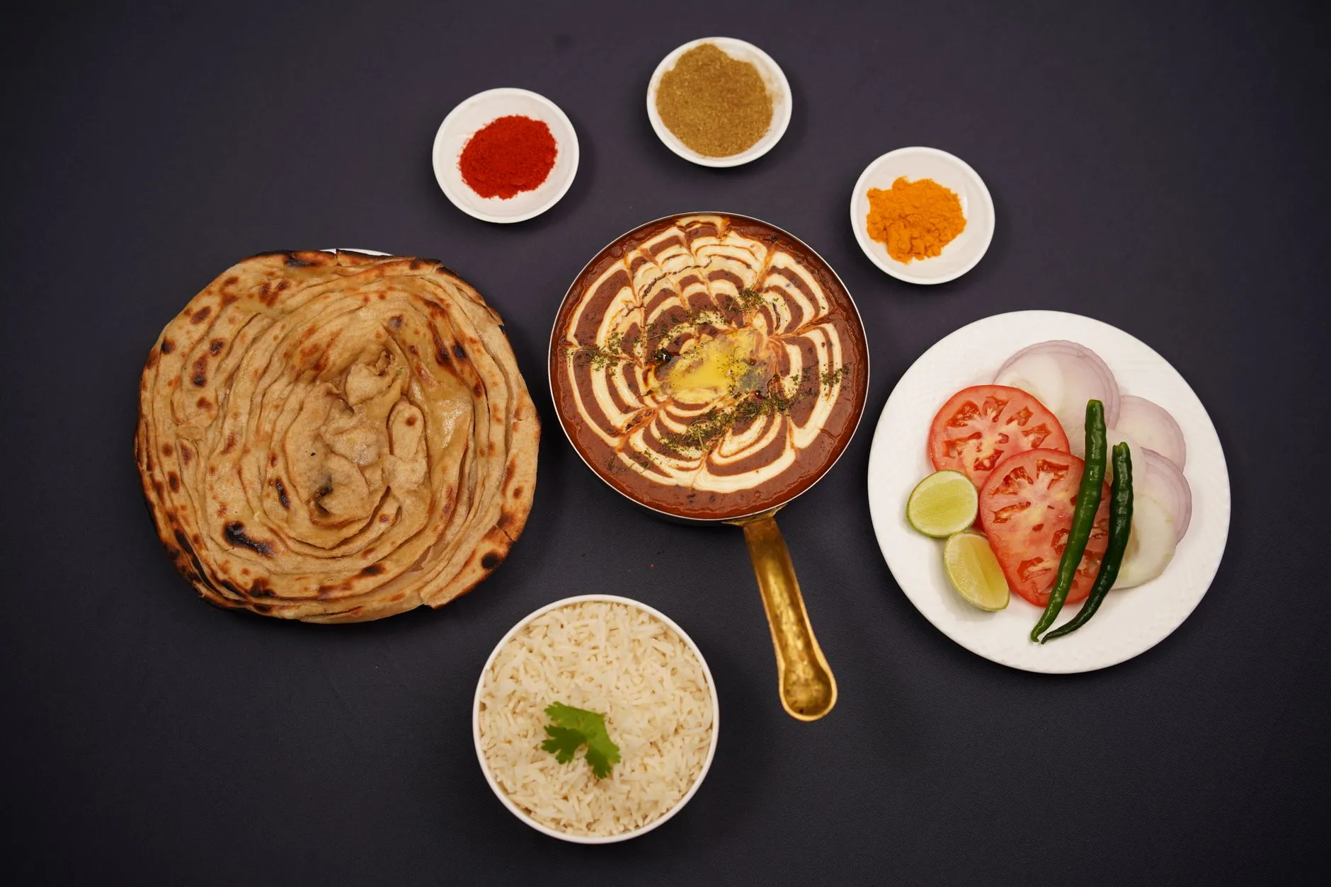 Sindhi Sai Bhatura with Dal