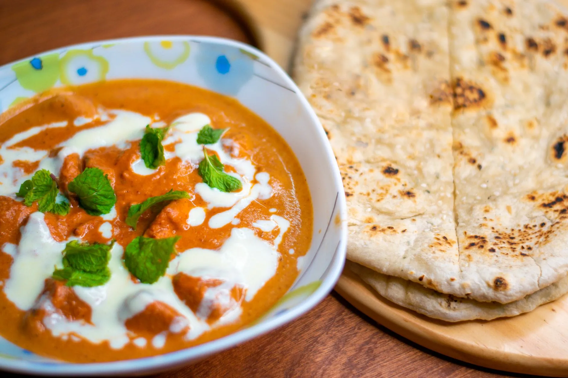 Authentic Goan Xacuti Chicken with Warm Poi Bread