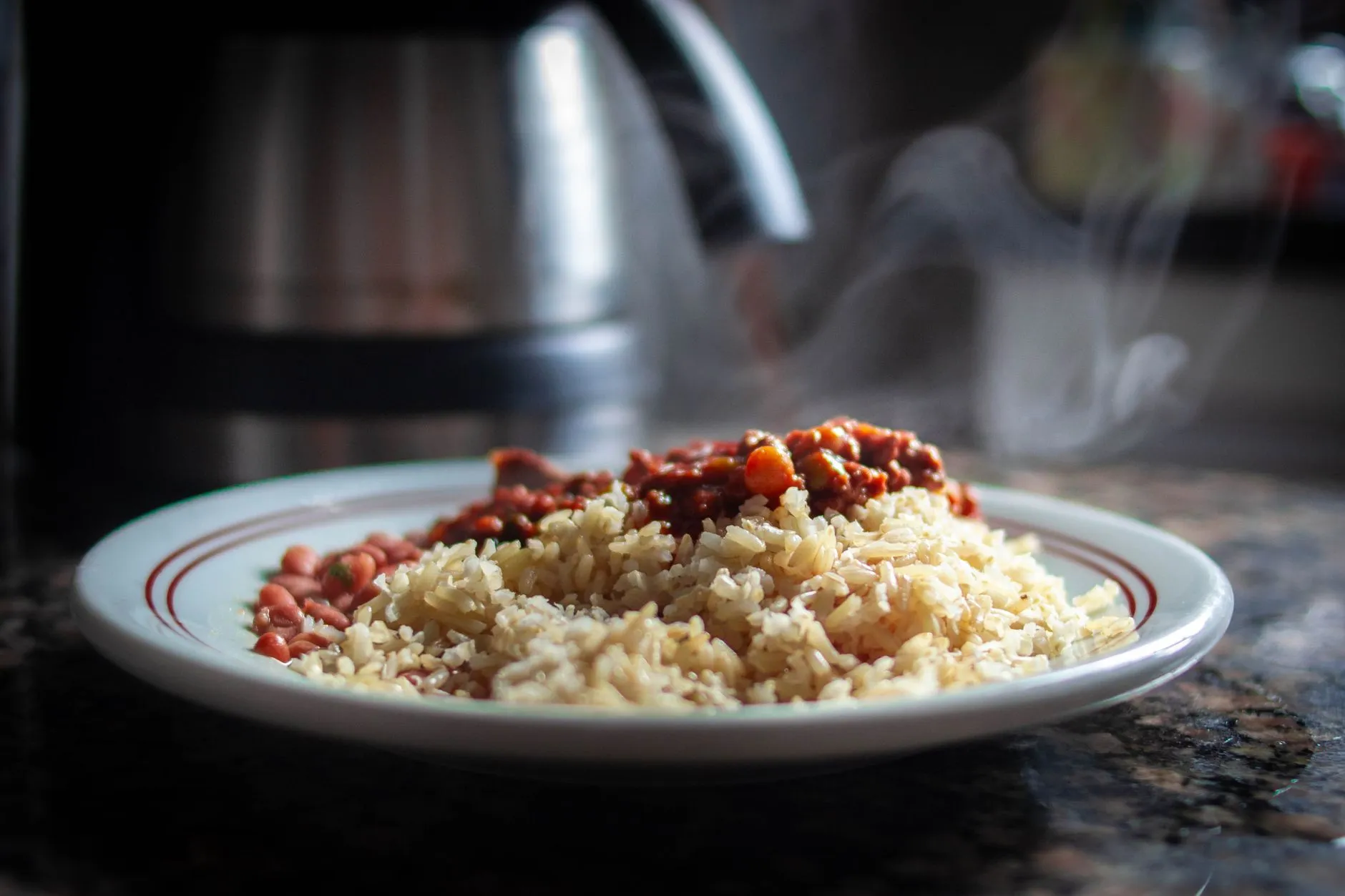 Authentic Goan Sol Kadhi V3 with Warm Steamed Red Rice