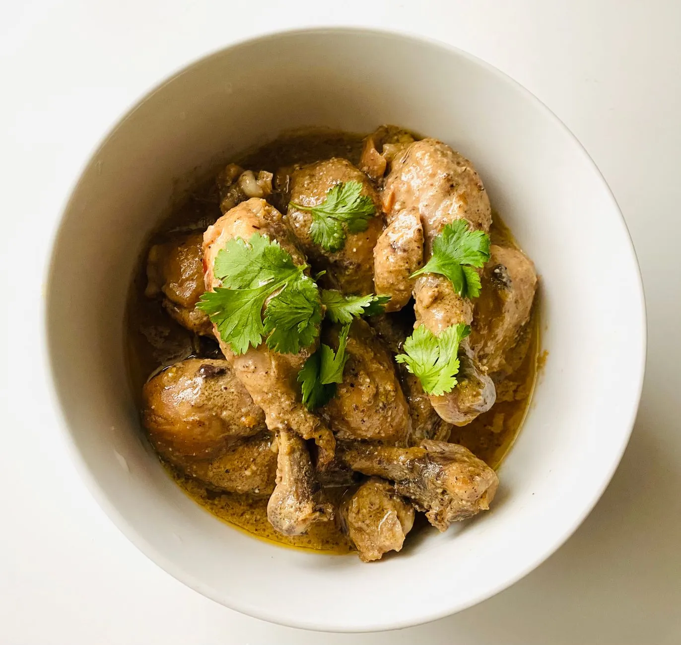Authentic Goan Chicken Cafreal with Warm Goan Sannas