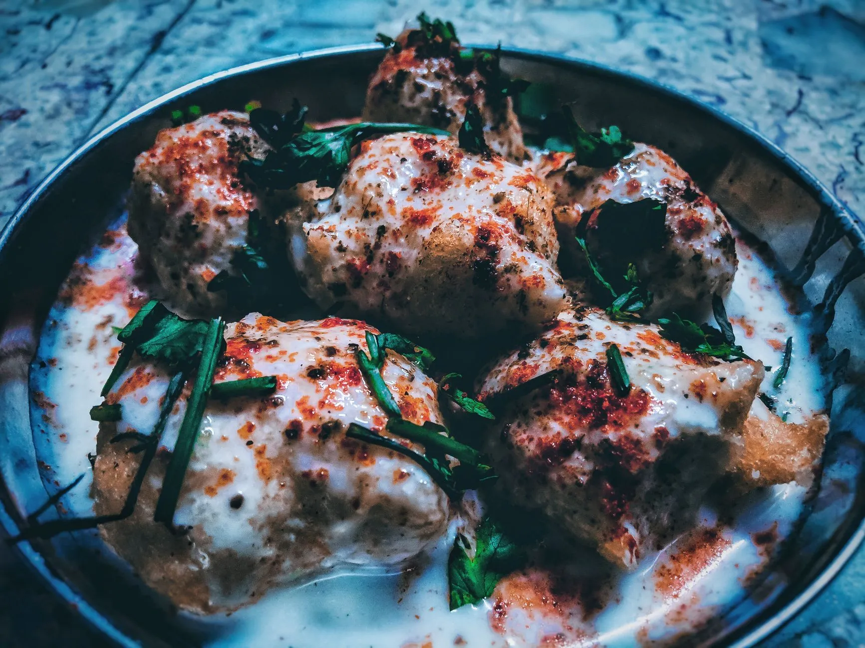 Authentic Sindhi Koki with Warm Spiced Curd