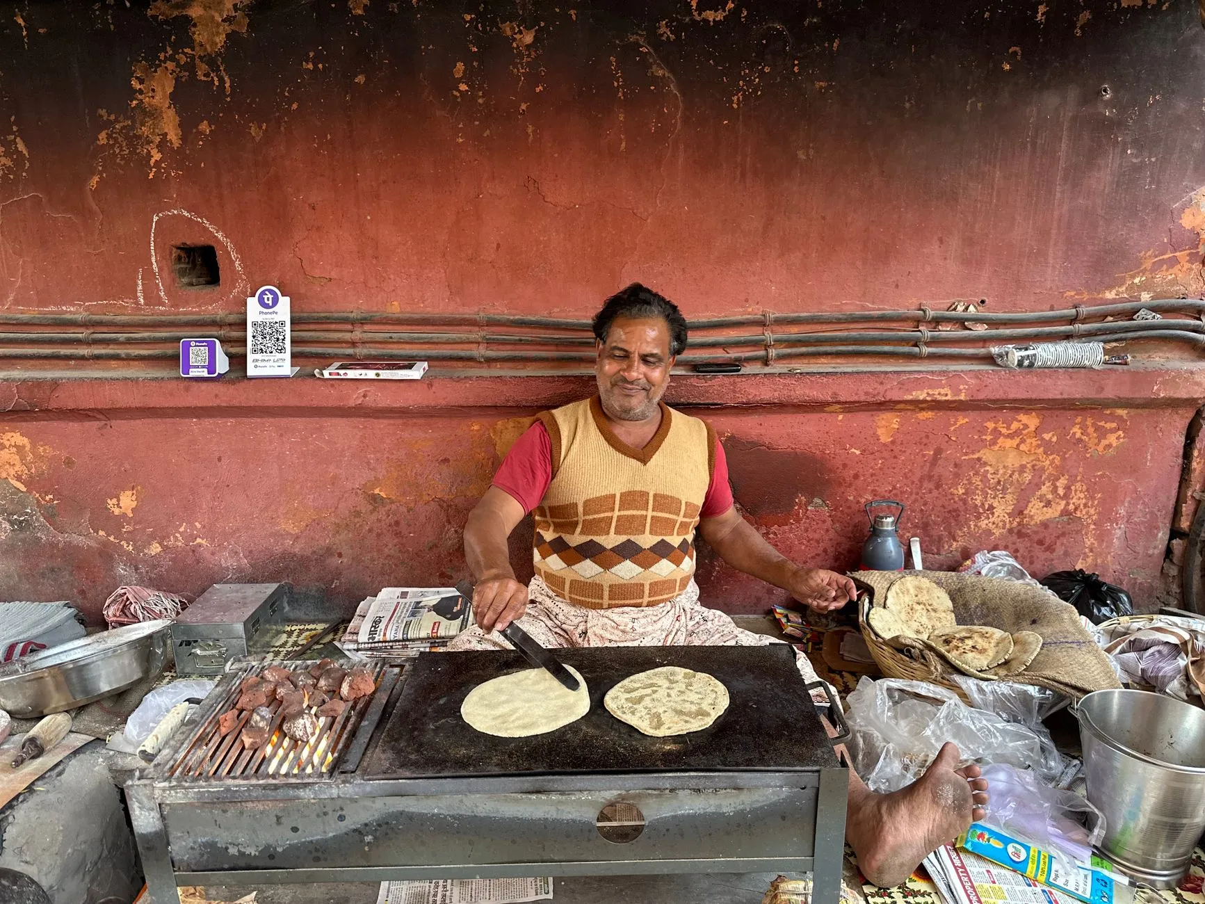 Authentic Purvanchali Pitthawali Roti