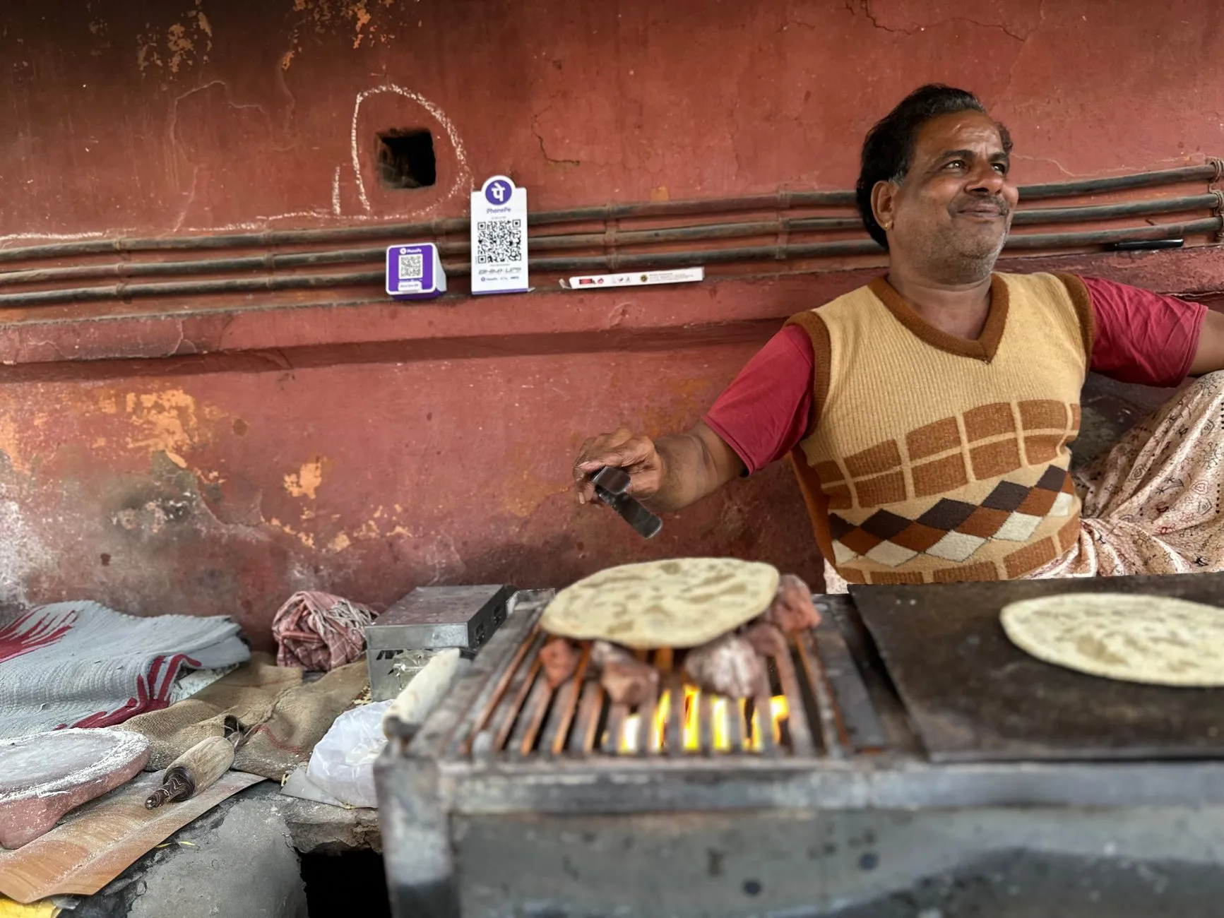 Authentic Haryanvi Bhura Roti Choorma
