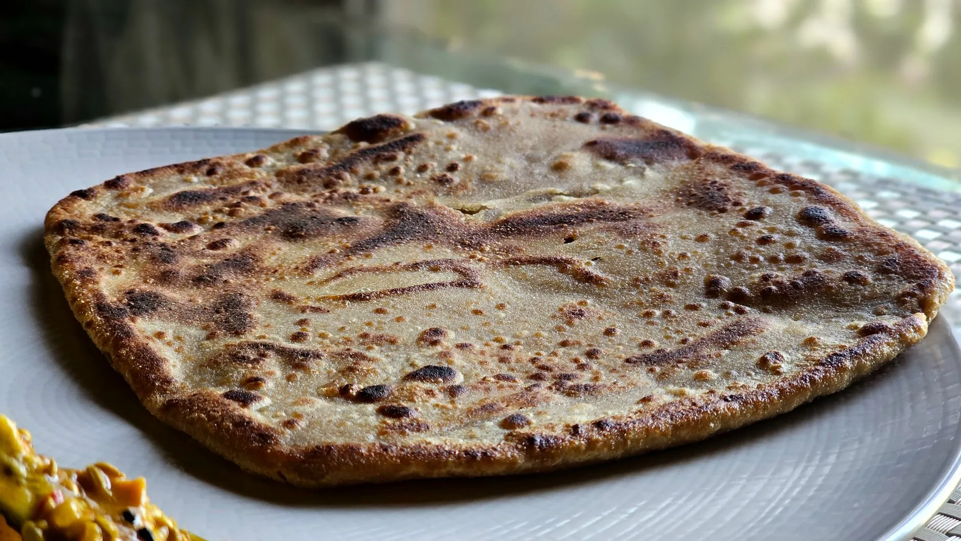 Bihari Sattu Paratha with Aloo Tamatar Sabzi