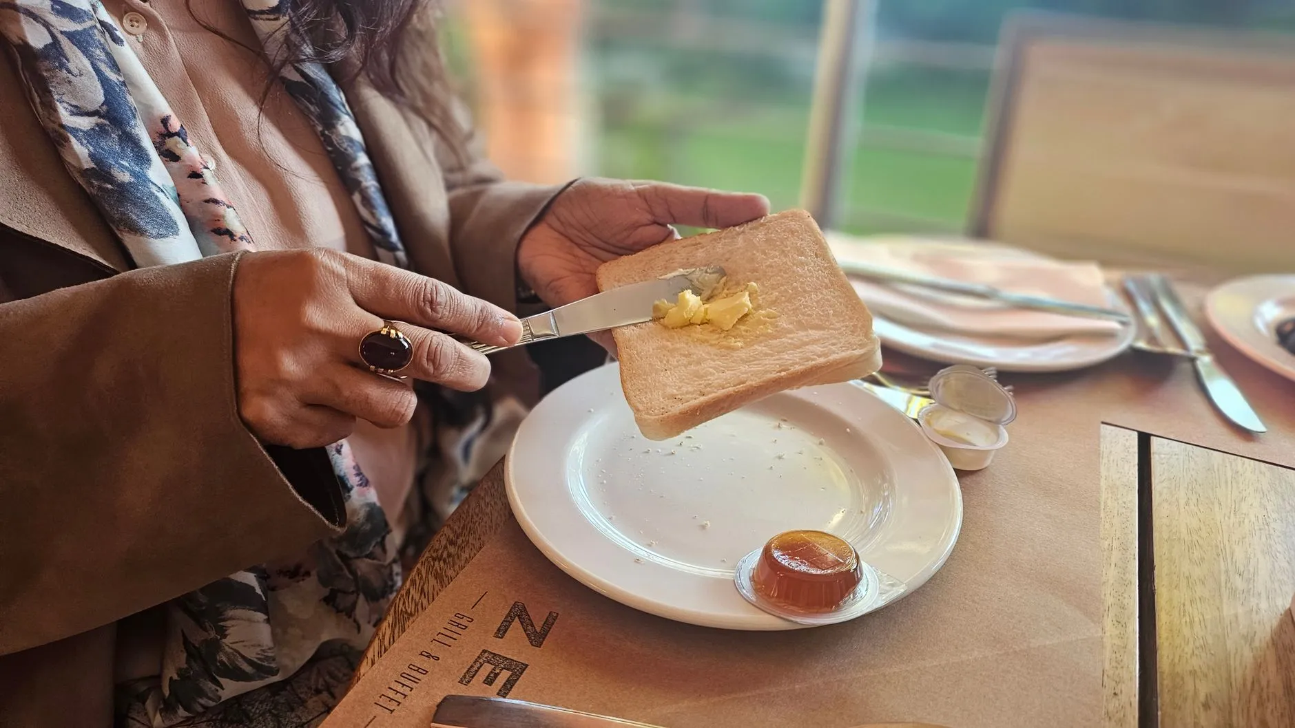 Authentic Parsi Akuri on Buttered Toast