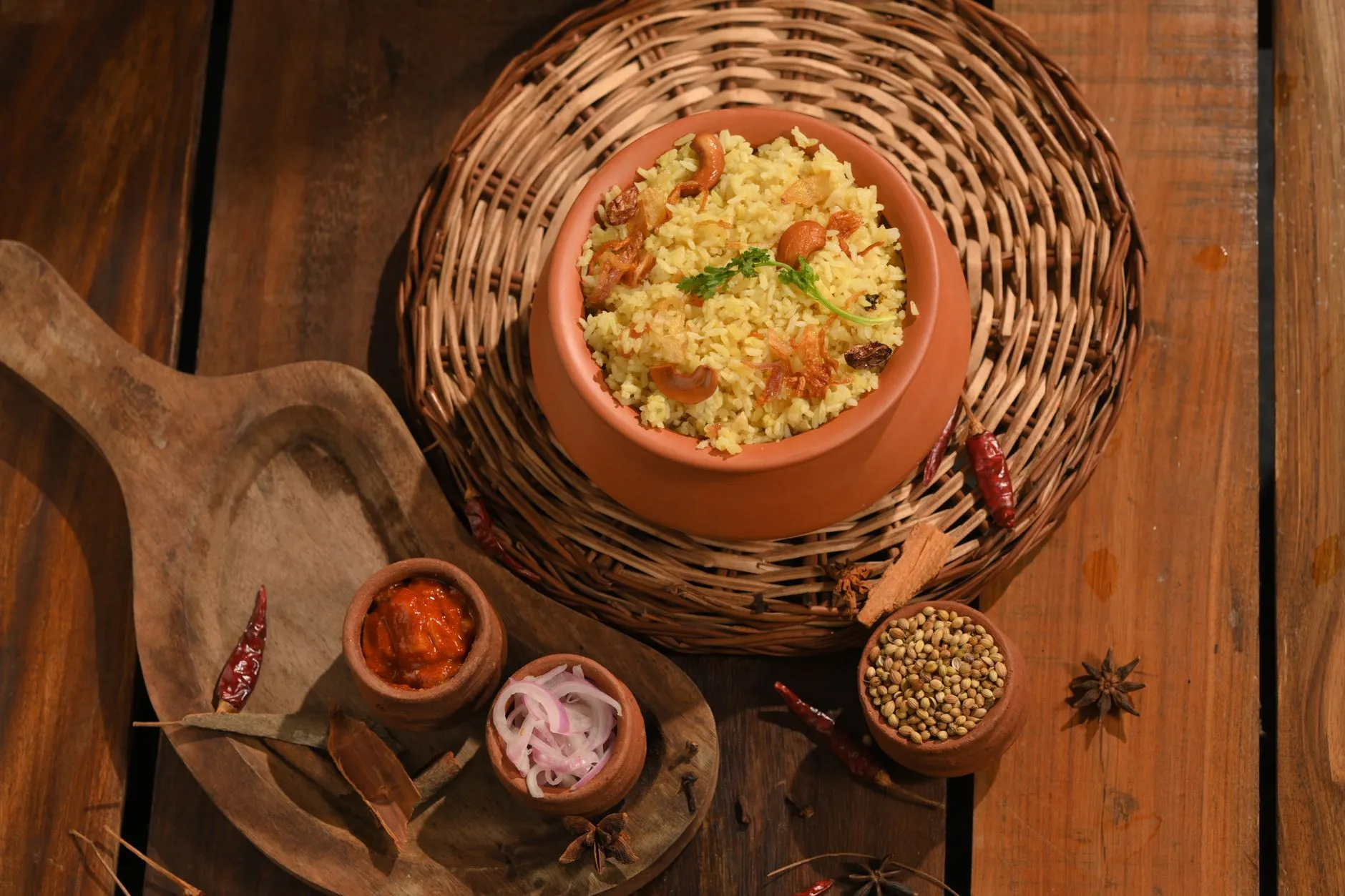 Authentic Himachali Dham Mithe Chawal with Pahadi Ghee