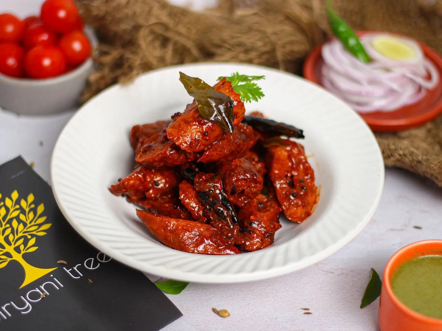 Authentic Chhattisgarhi Farra with Spicy Tomato Chutney