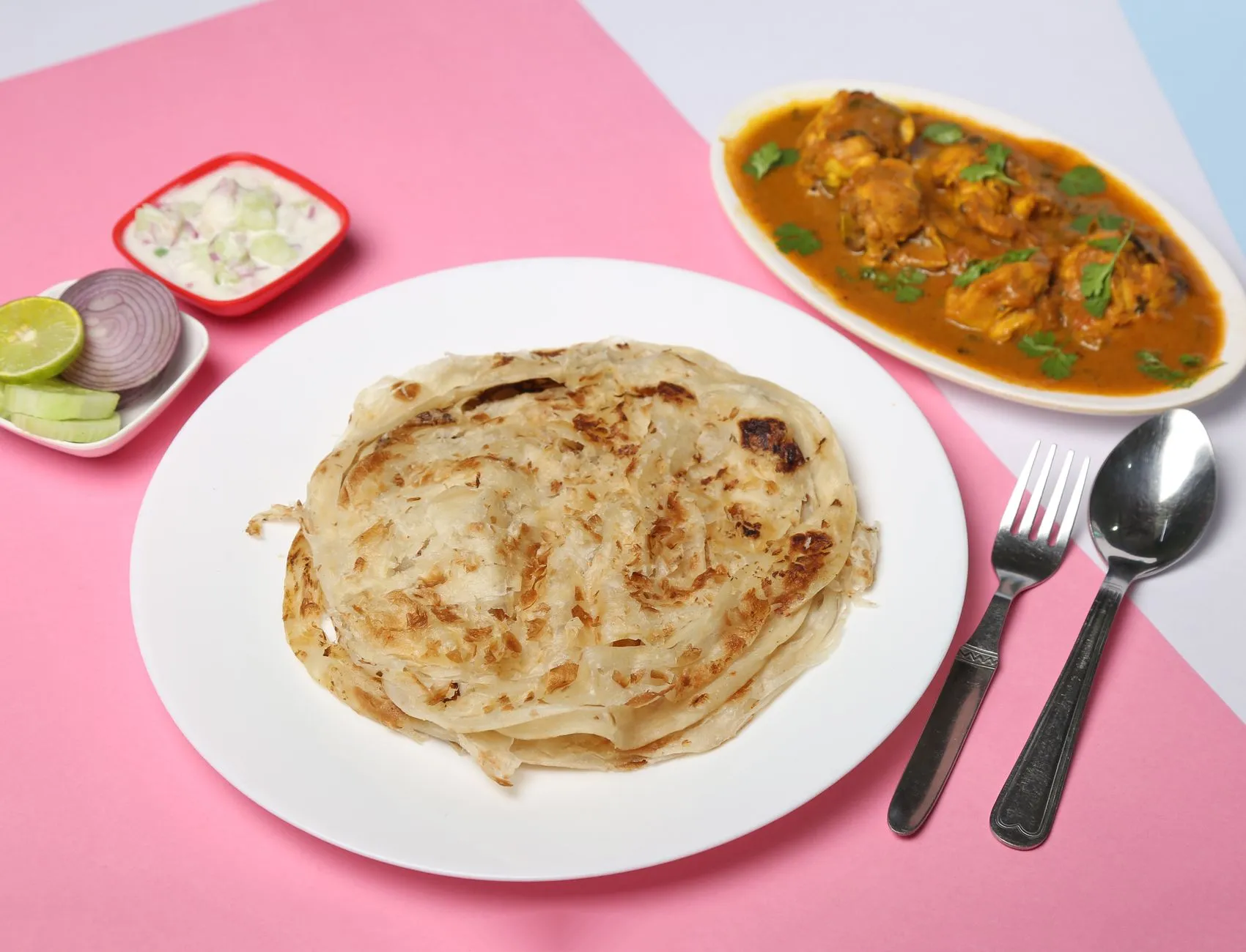 Authentic Mangalorean Kori Sukka with Malabar Parotta
