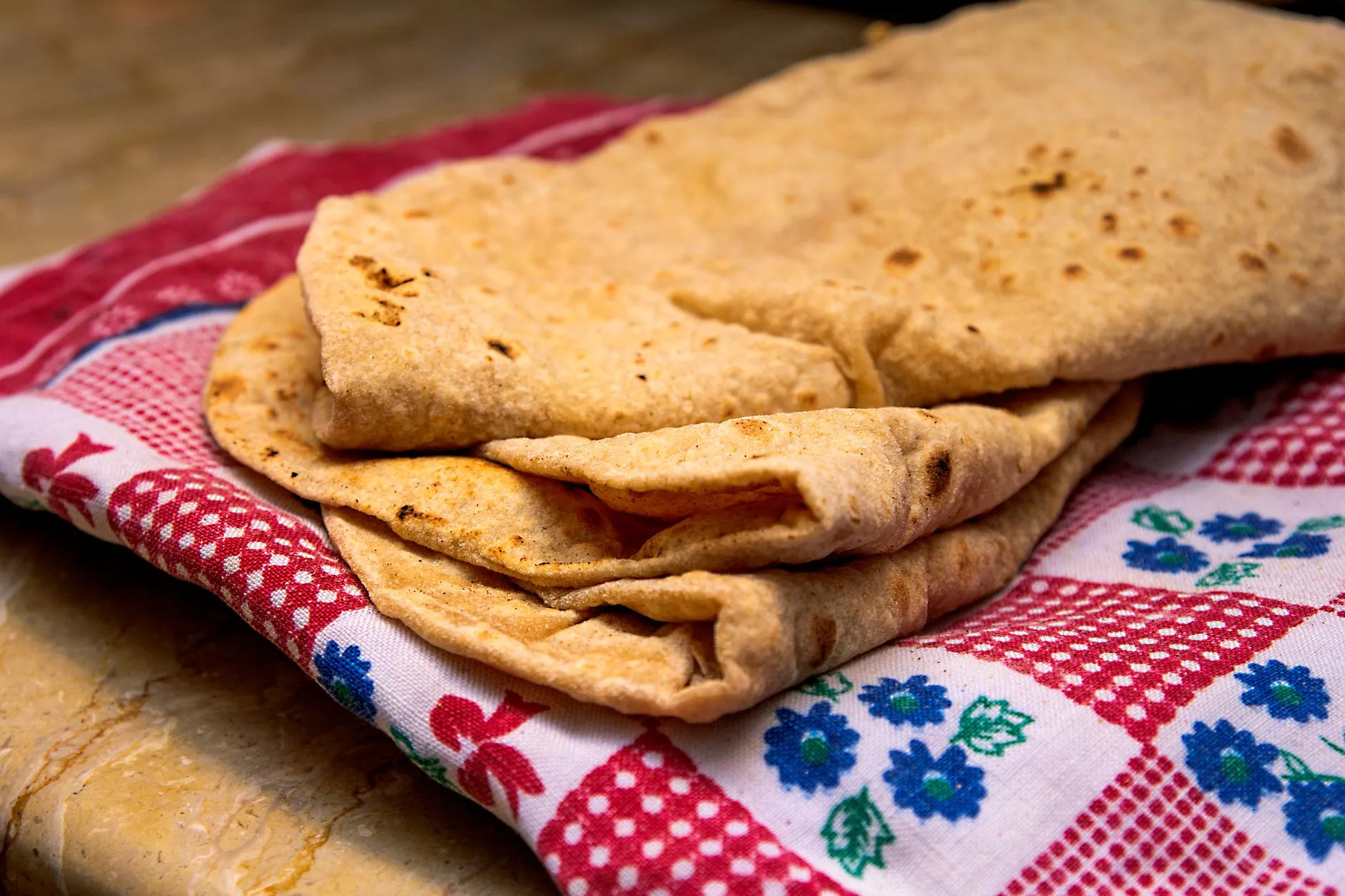 Authentic Bihari Rugda Masala with Warm Wheat Roti