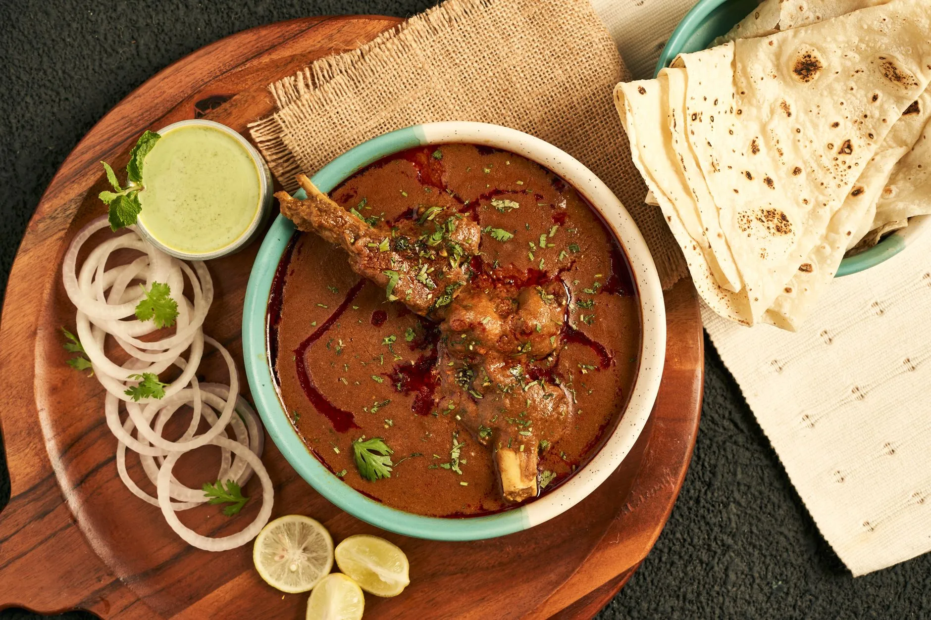 Authentic Parsi Mutton Cutlets with Mint Chutney